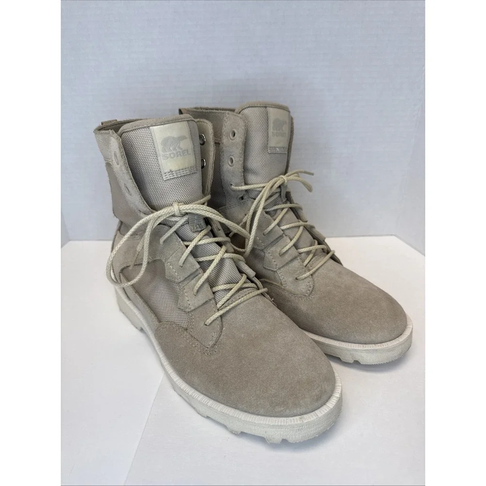 Sorel‎ Caribou OTM Womens Boots Sz 9.5 Taupe Beige Snow Boot Outdoors